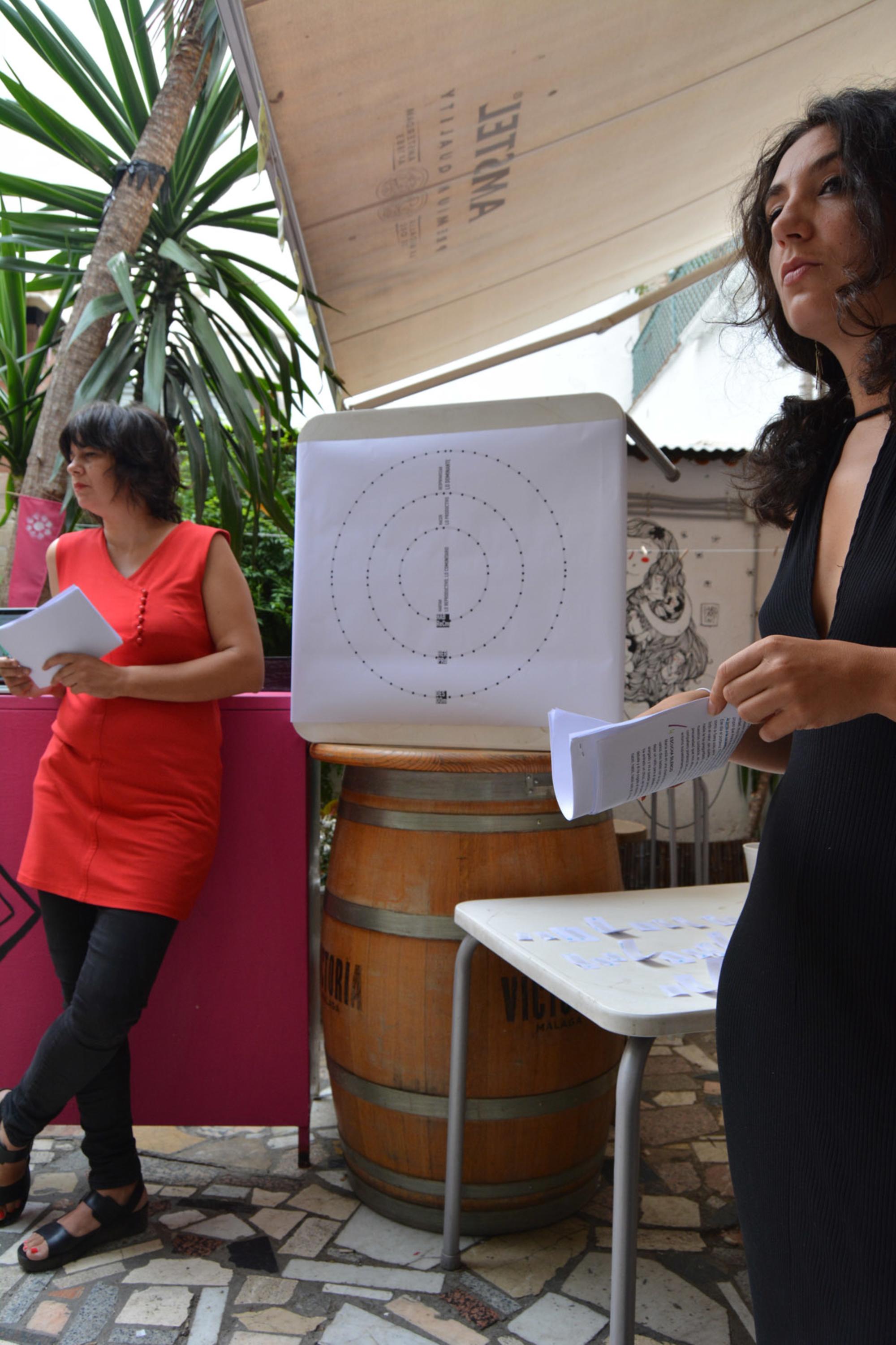Isabel Martín y Eva Morales Soler